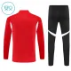 Conjunto de Sudadera 1/4 Zip Liverpool 2025/2026 Niño Rojo