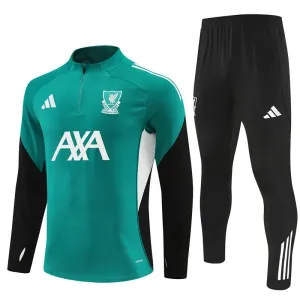 Conjunto de Sudadera 1/4 Zip Liverpool 2025/2026 Verde
