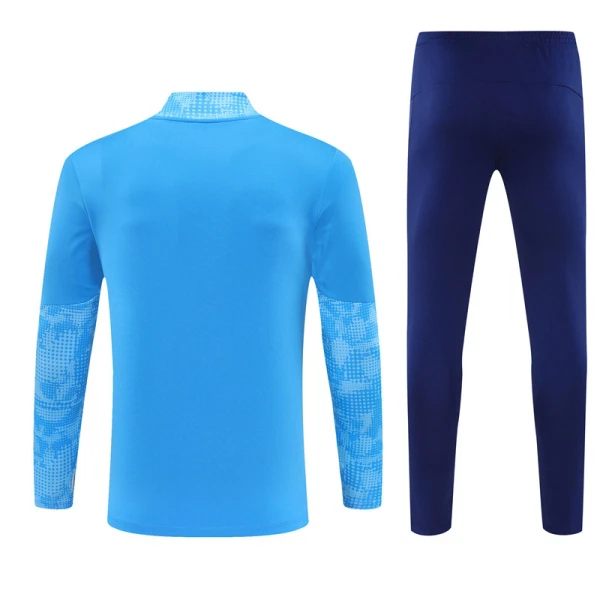 Conjunto de Sudadera 1/4 Zip Manchester City 2025/2026 Azul