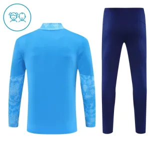 Conjunto de Sudadera 1/4 Zip Manchester City 2025/2026 Niño Azul