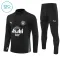 Conjunto de Sudadera 1/4 Zip Manchester City 2025/2026 Niño Negro
