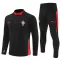 Conjunto de Sudadera 1/4 Zip Portugal 2025/2026 Negro