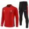 Conjunto de Sudadera 1/4 Zip Portugal 2025/2026 Rojo