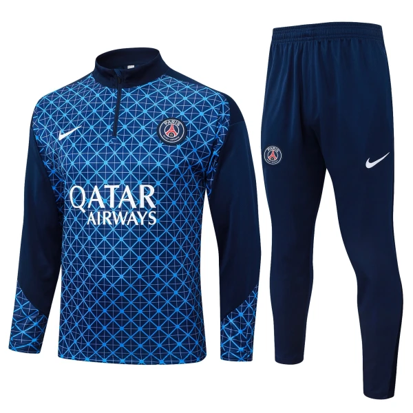 Conjunto de Sudadera 1/4 Zip PSG 2025/2026 Azul