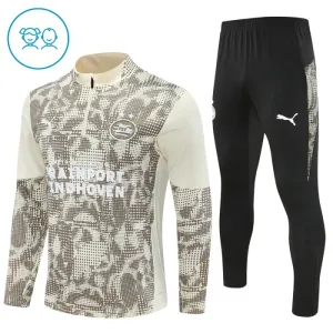 Conjunto de Sudadera 1/4 Zip PSV Eindhoven 2025/2026 Niño Gris