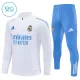 Conjunto de Sudadera 1/4 Zip Real Madrid 2025/2026 Niño Blanco