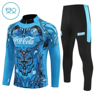 Conjunto de Sudadera 1/4 Zip SSC Napoli 2025/2026 Niño Azul