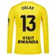 Camiseta Atlético Madrid Jan Oblak 13 Portero 2025/2026 Amarillo Manga Larga