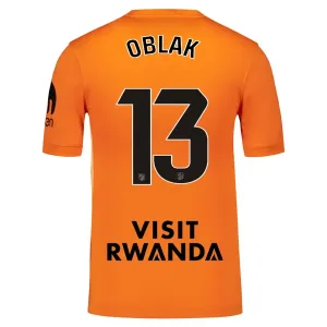 Camiseta Atlético Madrid Jan Oblak 13 Portero 2025/2026 Naranja