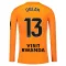 Camiseta Atlético Madrid Jan Oblak 13 Portero 2025/2026 Naranja Manga Larga
