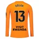 Camiseta Atlético Madrid Jan Oblak 13 Portero 2025/2026 Naranja Manga Larga