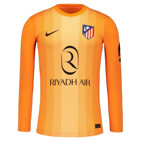 Camiseta Atlético Madrid Jan Oblak 13 Portero 2025/2026 Naranja Manga Larga