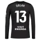 Camiseta Atlético Madrid Jan Oblak 13 Portero 2025/2026 Negro Manga Larga