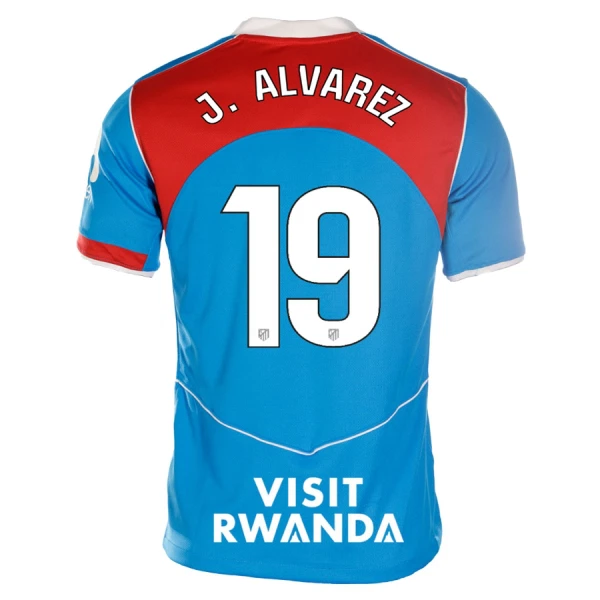 Camiseta Atlético Madrid Julián Álvarez 19 Tercera Equipación 2025/2026