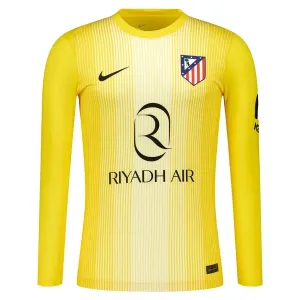 Camiseta Atlético Madrid Portero 2025/2026 Amarillo Manga Larga