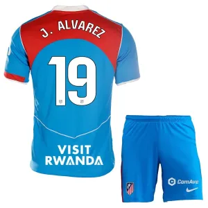Conjunto Atlético Madrid Julián Álvarez 19 Tercera Equipación 2025/2026 Niño