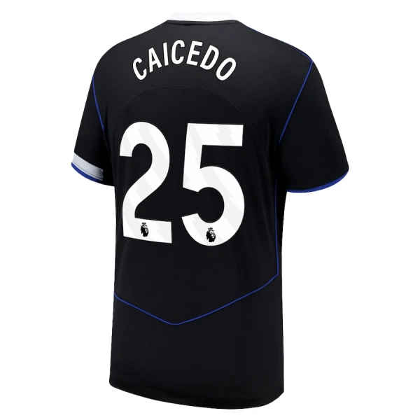 Camiseta Chelsea Moisés Caicedo 25 Tercera Equipación 2025/2026