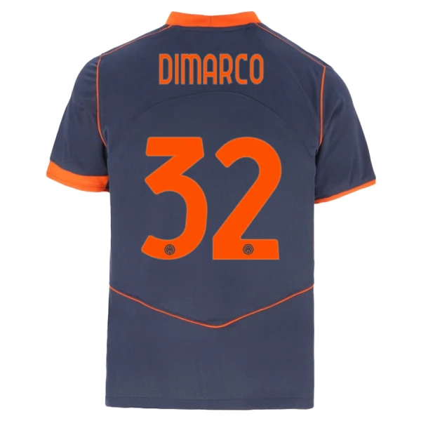 Camiseta Inter de Milán Federico Dimarco 32 Tercera Equipación 2025/2026