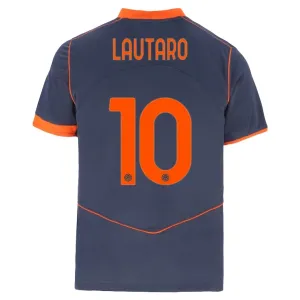 Camiseta Inter de Milán Lautaro Martínez 10 Tercera Equipación 2025/2026