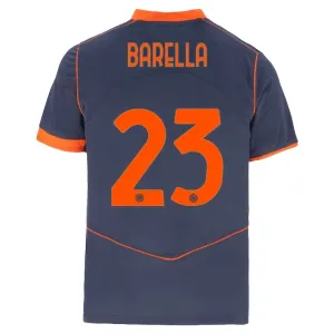 Camiseta Inter de Milán Nicolò Barella 23 Tercera Equipación 2025/2026