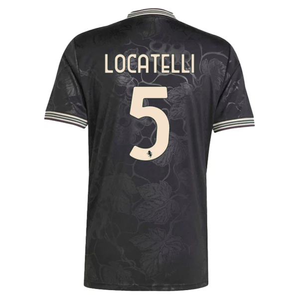 Camiseta Juventus Locatelli 5 Tercera Equipación 2025/2026 Camiseta Juventus Locatelli 5 Tercera Equipación 2025/2026
