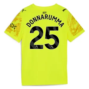 Camiseta Manchester City Gianluigi Donnarumma 25 Portero 2025/2026 Amarillo