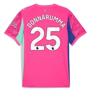 Camiseta Manchester City Gianluigi Donnarumma 25 Portero 2025/2026 Rosa