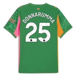 Camiseta Manchester City Gianluigi Donnarumma 25 Portero 2025/2026 Verde