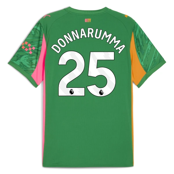 Camiseta Manchester City Gianluigi Donnarumma 25 Portero 2025/2026 Verde