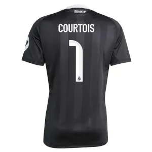 Camiseta Real Madrid Thibaut Courtois 1 Portero 2025/2026 Negro