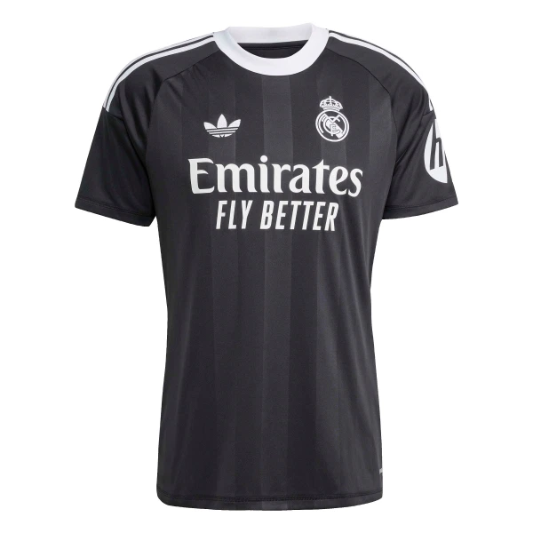 Camiseta Real Madrid Thibaut Courtois 1 Portero 2025/2026 Negro