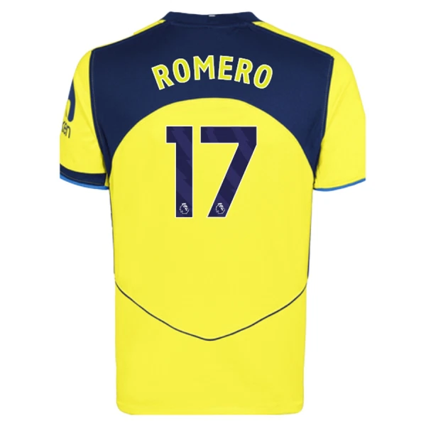 Camiseta Tottenham Hotspur Cristian Romero 17 Tercera Equipación 2025/2026