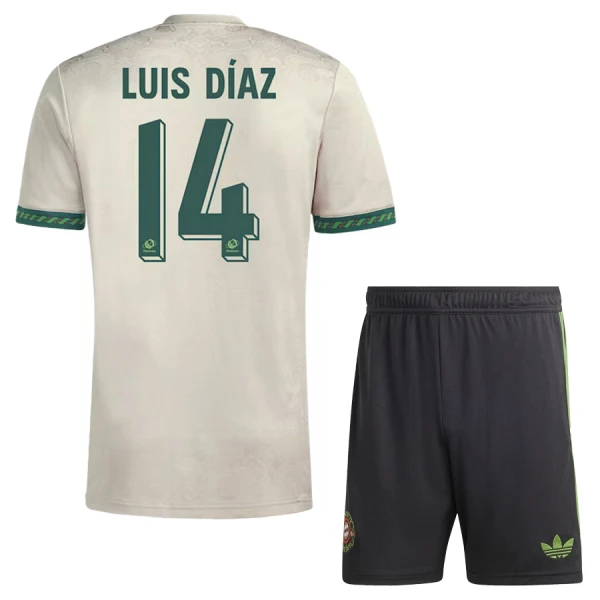 Conjunto FC Bayern Múnich Oktoberfest Luis Díaz 14 2025/2026 Niño