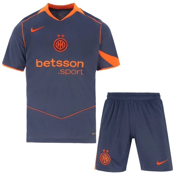 Conjunto Inter de Milán Tercera Equipación 2025/2026 Niño