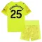 Conjunto Manchester City Gianluigi Donnarumma 25 Portero 2025/2026 Niño Amarillo