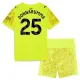 Conjunto Manchester City Gianluigi Donnarumma 25 Portero 2025/2026 Niño Amarillo