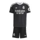Conjunto Real Madrid Portero 2025/2026 Niño Negro