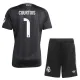 Conjunto Real Madrid Thibaut Courtois 1 Portero 2025/2026 Niño Negro