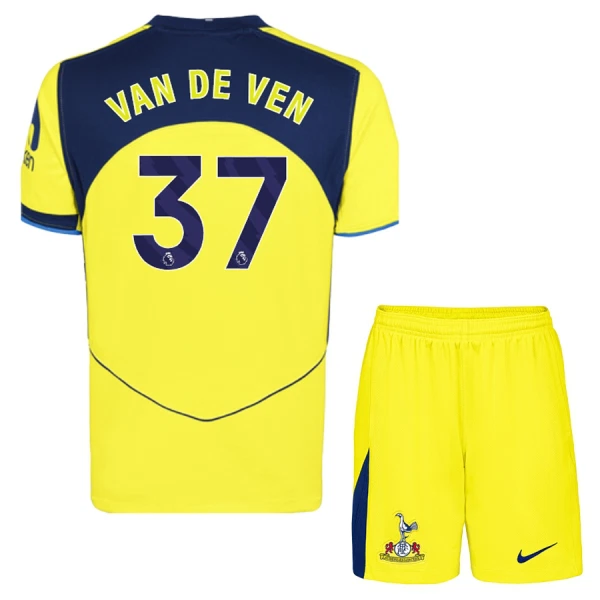 Conjunto Tottenham Hotspur Micky van de Ven 37 Tercera Equipación 2025/2026 Niño