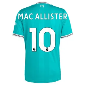 Camiseta Liverpool Alexis Mac Allister 10 Tercera Equipación 2025/2026