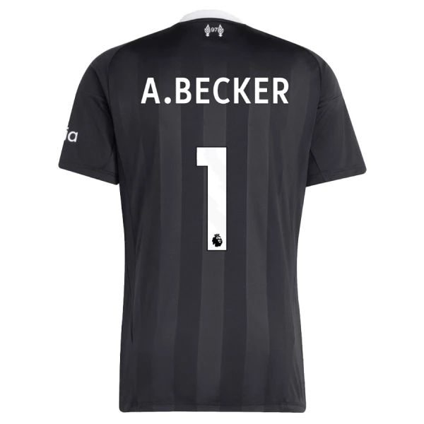 Camiseta Liverpool Alisson Becker 1 Portero 2025/2026 Negro