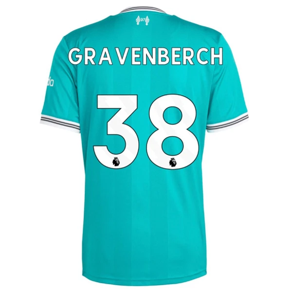 Camiseta Liverpool Gravenberch 38 Tercera Equipación 2025/2026
