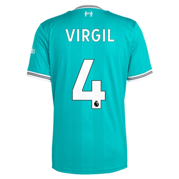 Camiseta Liverpool Virgil van Dijk 4 Tercera Equipación 2025/2026