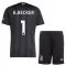 Conjunto Liverpool Alisson Becker 1 Portero 2025/2026 Niño Negro