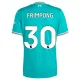 Conjunto Liverpool Jeremie Frimpong 30 Tercera Equipación 2025/2026 Niño