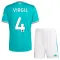 Conjunto Liverpool Virgil van Dijk 4 Tercera Equipación 2025/2026 Niño