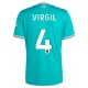 Conjunto Liverpool Virgil van Dijk 4 Tercera Equipación 2025/2026 Niño