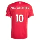 Camiseta Liverpool Alexis Mac Allister 10 Local 2025/2026