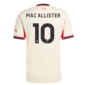 Camiseta Liverpool Alexis Mac Allister 10 Visitante 2025/2026