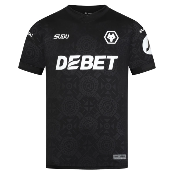 Camiseta Wolverhampton Wanderers Portero 2025/2026 Negro Camiseta Wolverhampton Wanderers Portero 2025/2026 Negro